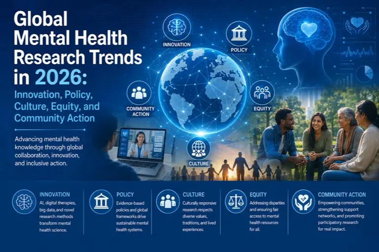 Global Mental Health Research Trends in 2026: Innovation, Policy, Culture, Equity, and Community Action